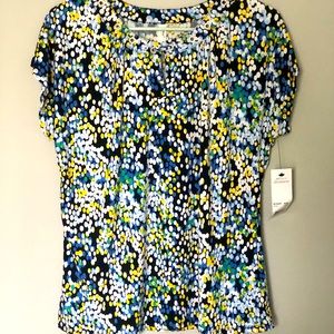 NY Collection short sleeve blouse
